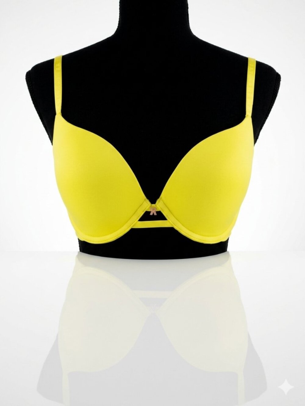 NWT SAVAGE X Fenty Rihanna Neon Yellow Microfiber Bra 34C